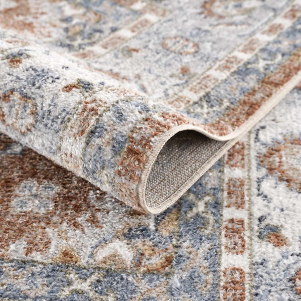 Hauteloom Ezio SLLIEZIO824 Rust Machine Made Polyester Rug