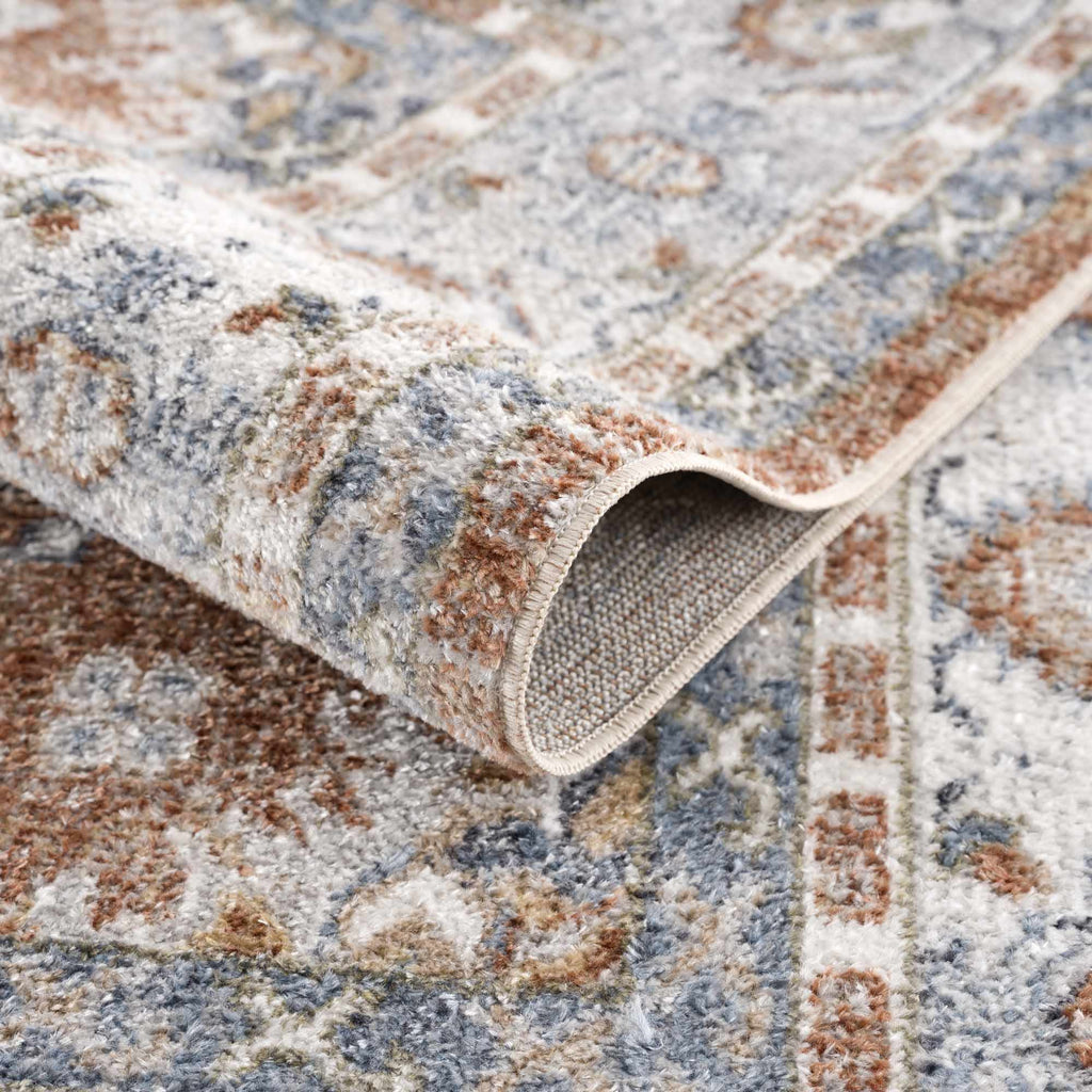 Hauteloom Ezio SLLIEZIO824 Rust Machine Made Polyester Rug