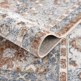 Hauteloom Ezio SLLIEZIO824 Rust Machine Made Polyester Rug