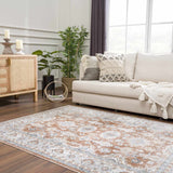 Hauteloom Ezio SLLIEZIO824 Rust Machine Made Polyester Rug