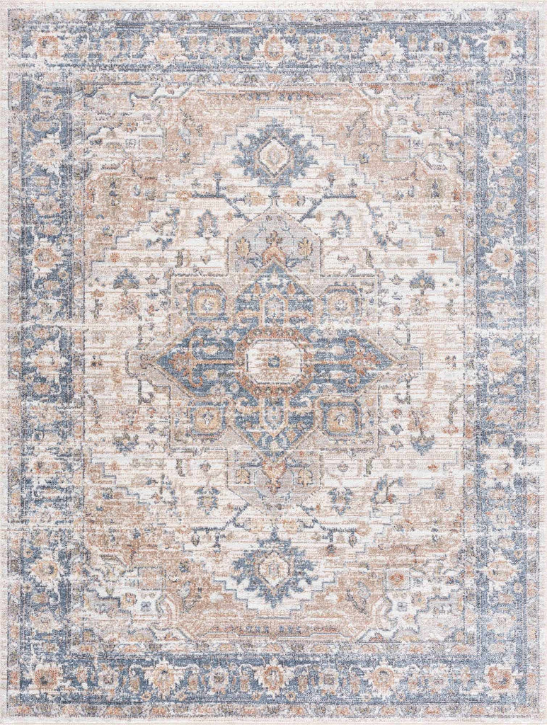 Hauteloom Ezri SLLIEZRI890 Peach Machine Made Polyester Rug