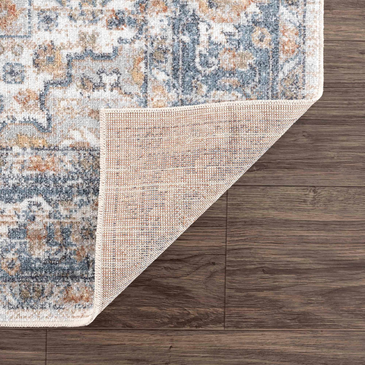 Hauteloom Ezri SLLIEZRI890 Peach Machine Made Polyester Rug