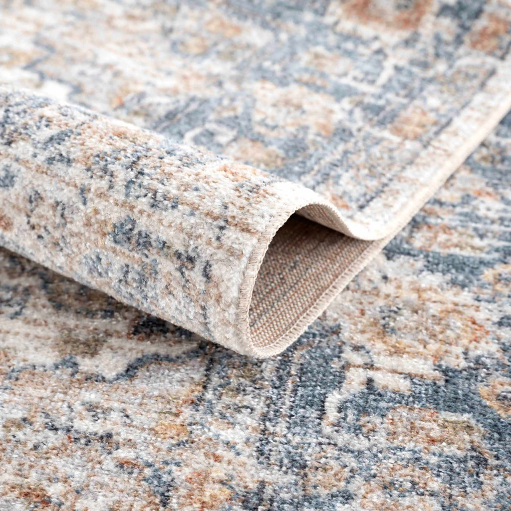 Hauteloom Ezri SLLIEZRI890 Peach Machine Made Polyester Rug
