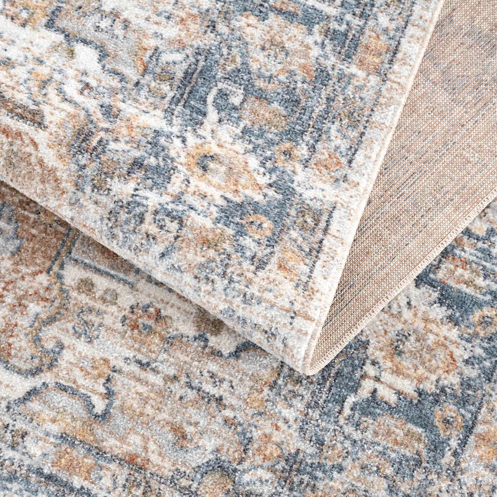 Hauteloom Ezri SLLIEZRI890 Peach Machine Made Polyester Rug