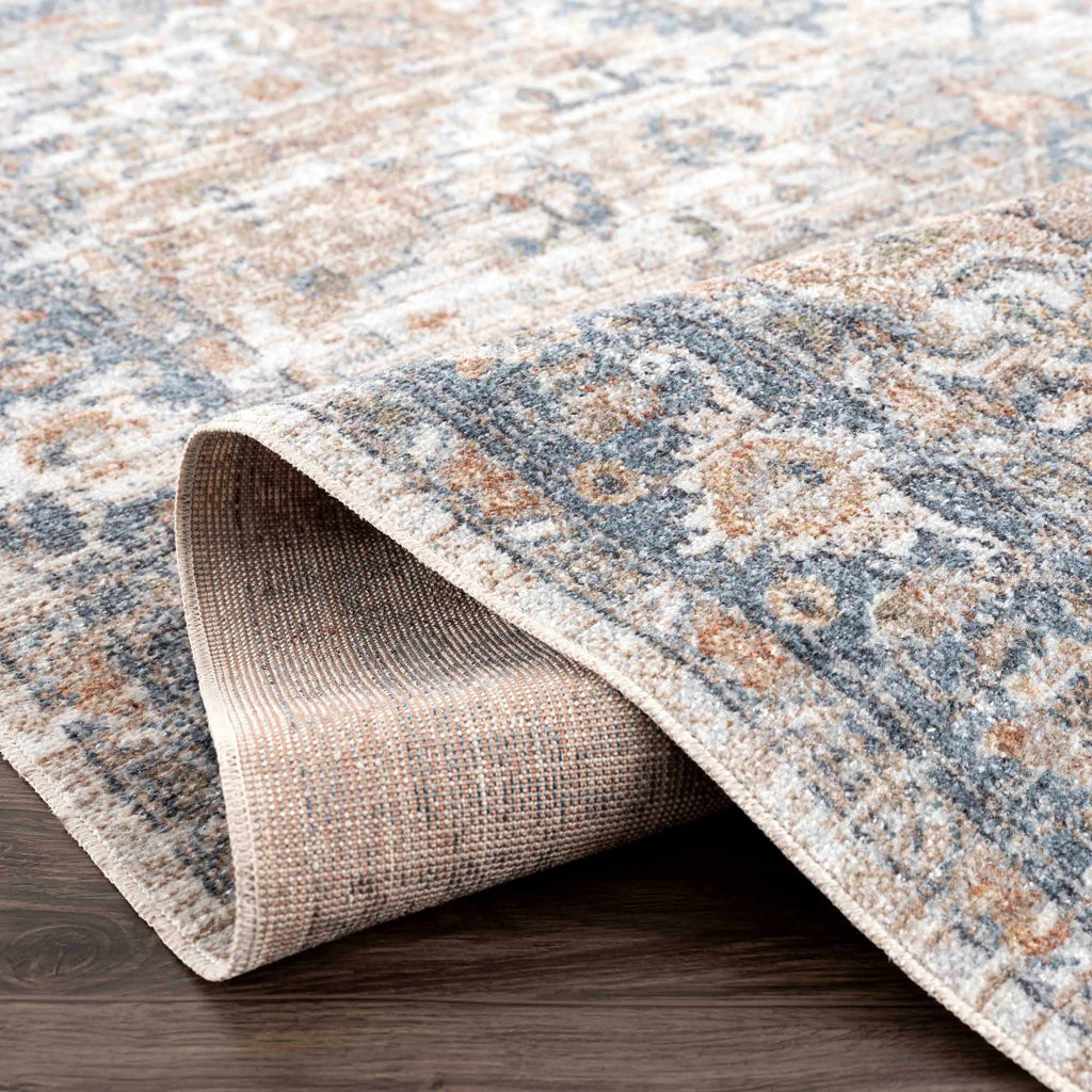 Hauteloom Ezri SLLIEZRI890 Peach Machine Made Polyester Rug