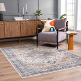 Hauteloom Ezri SLLIEZRI890 Peach Machine Made Polyester Rug