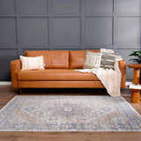 Hauteloom Ezri SLLIEZRI890 Peach Machine Made Polyester Rug