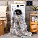 Hauteloom Ezri SLLIEZRI890 Peach Machine Made Polyester Rug