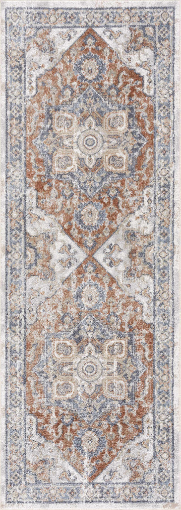 Hauteloom Limited Edition SLLIERNA824 Rust Machine Made Polyester Rug