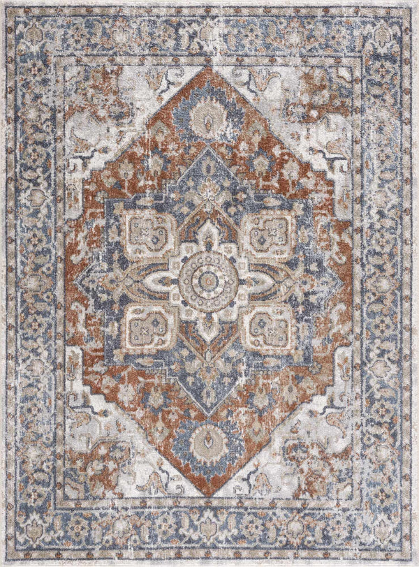 Hauteloom Limited Edition SLLIERNA824 Rust Machine Made Polyester Rug