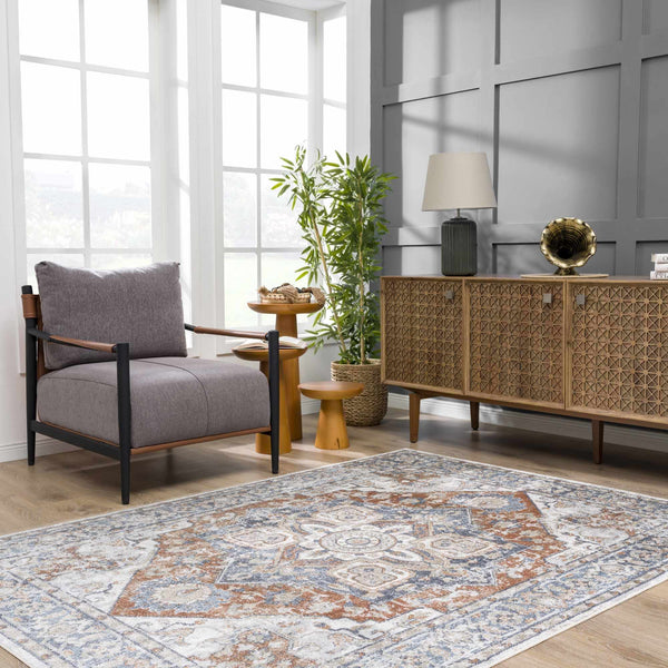 Hauteloom Limited Edition SLLIERNA824 Rust Machine Made Polyester Rug