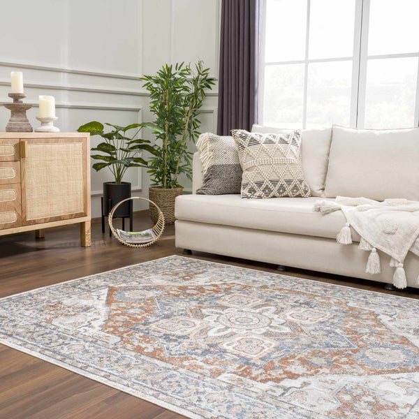 Hauteloom Limited Edition SLLIERNA824 Rust Machine Made Polyester Rug
