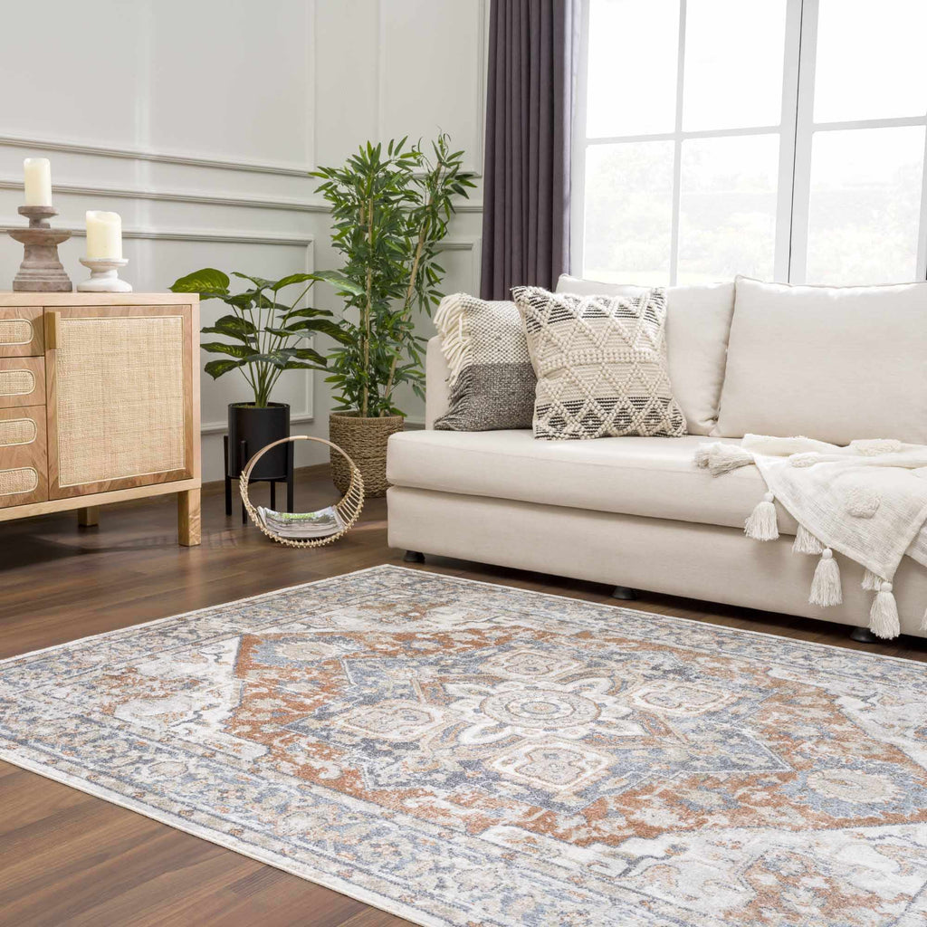 Hauteloom Limited Edition SLLIERNA824 Rust Machine Made Polyester Rug