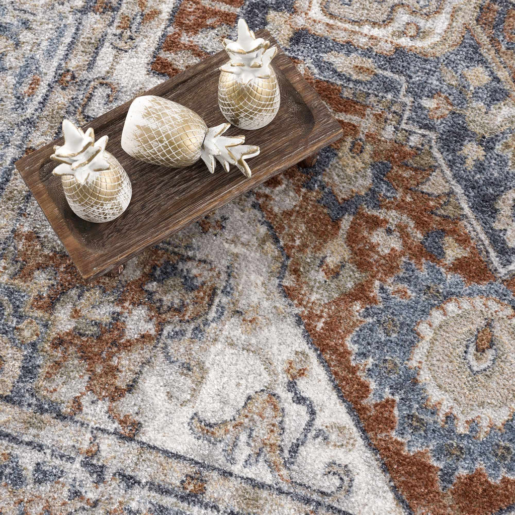 Hauteloom Limited Edition SLLIERNA824 Rust Machine Made Polyester Rug
