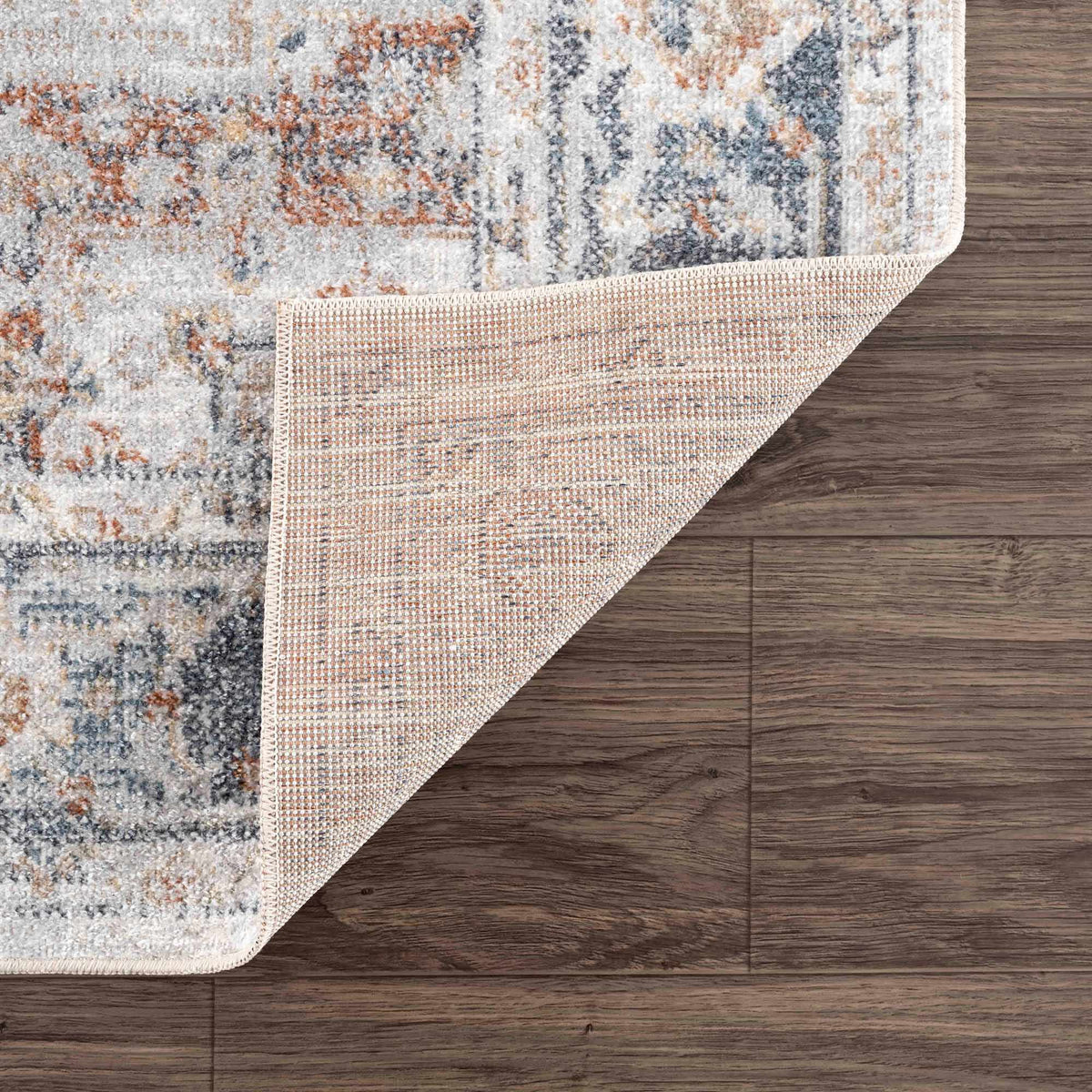 Hauteloom Neta SLLINETAAA1 Gray Machine Made Polyester Rug