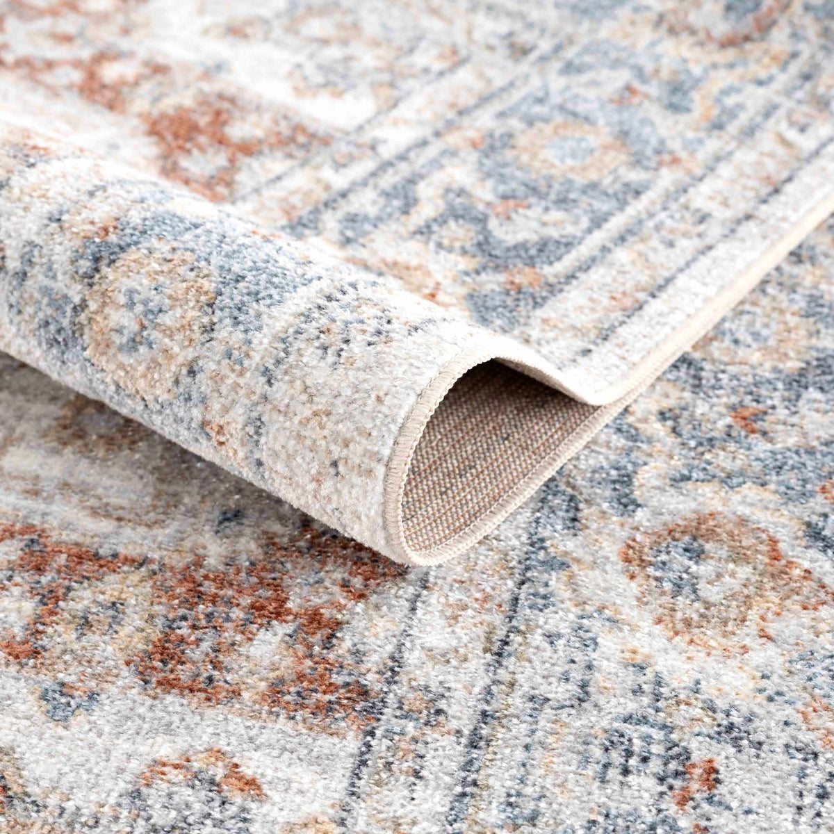 Hauteloom Neta SLLINETAAA1 Gray Machine Made Polyester Rug