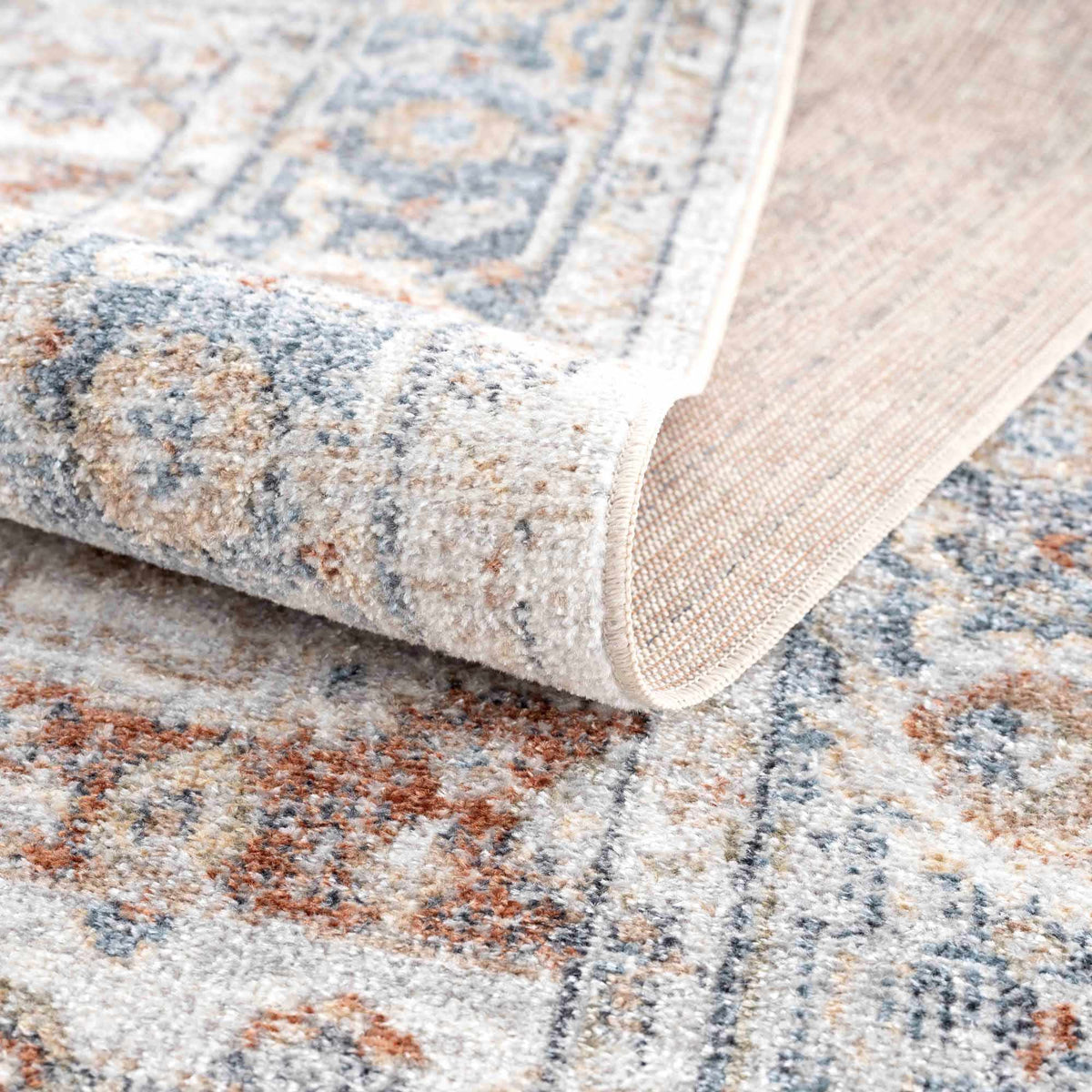 Hauteloom Neta SLLINETAAA1 Gray Machine Made Polyester Rug