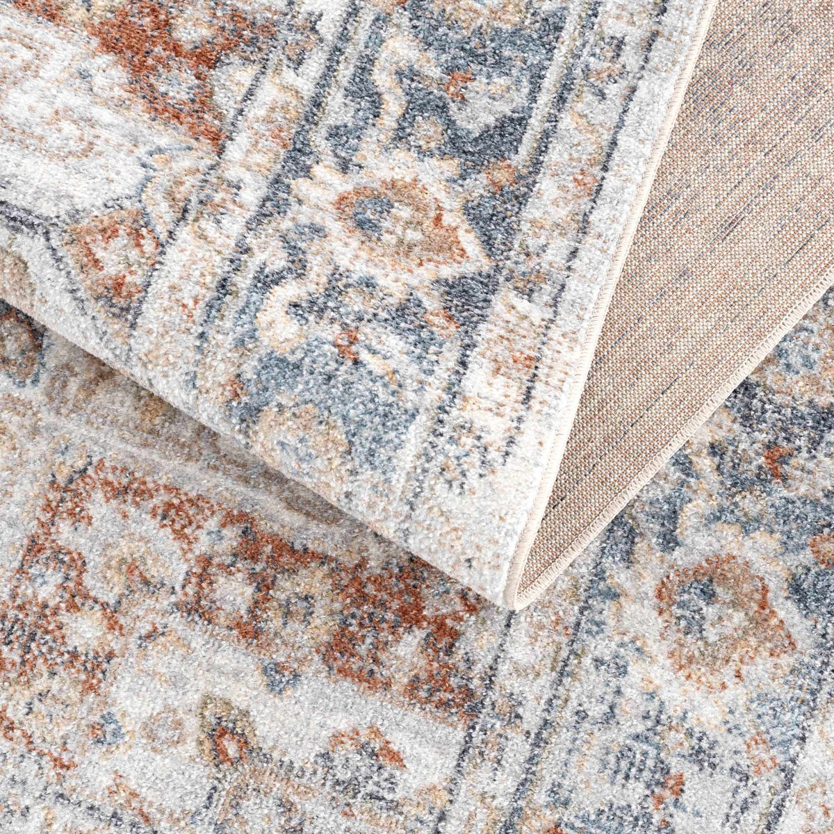 Hauteloom Neta SLLINETAAA1 Gray Machine Made Polyester Rug