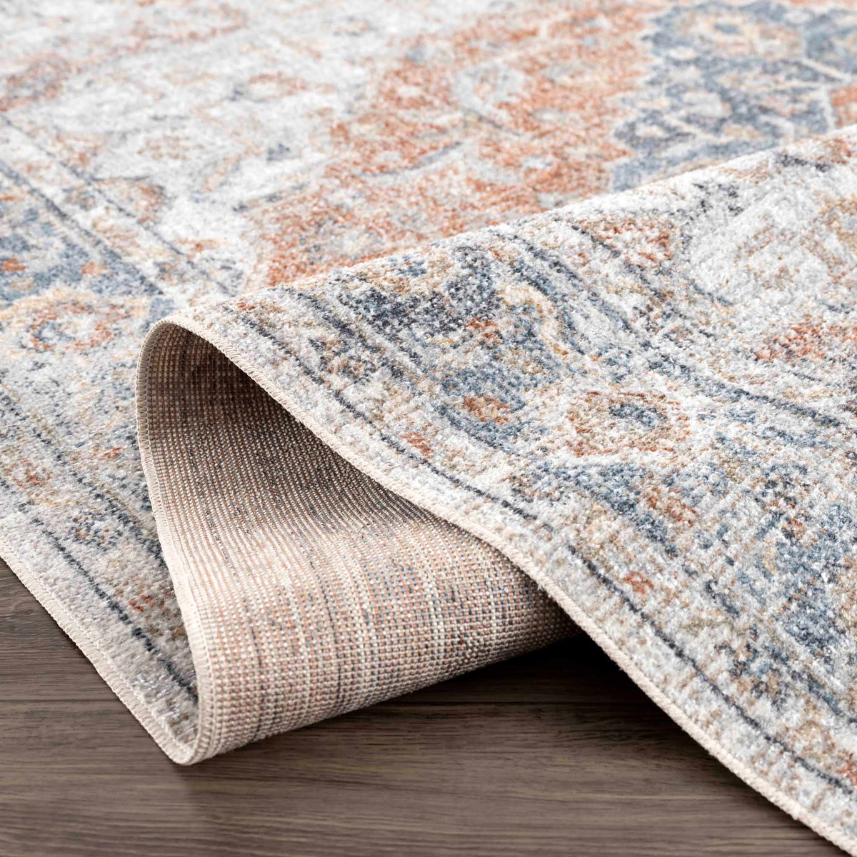 Hauteloom Neta SLLINETAAA1 Gray Machine Made Polyester Rug