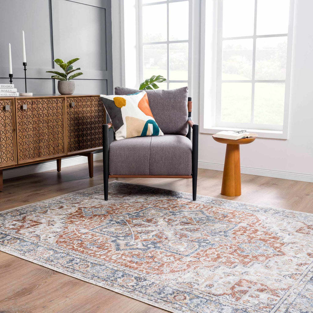 Hauteloom Neta SLLINETAAA1 Gray Machine Made Polyester Rug