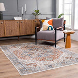 Hauteloom Neta SLLINETAAA1 Gray Machine Made Polyester Rug