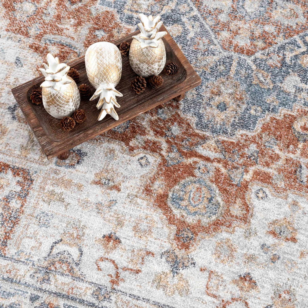 Hauteloom Neta SLLINETAAA1 Gray Machine Made Polyester Rug