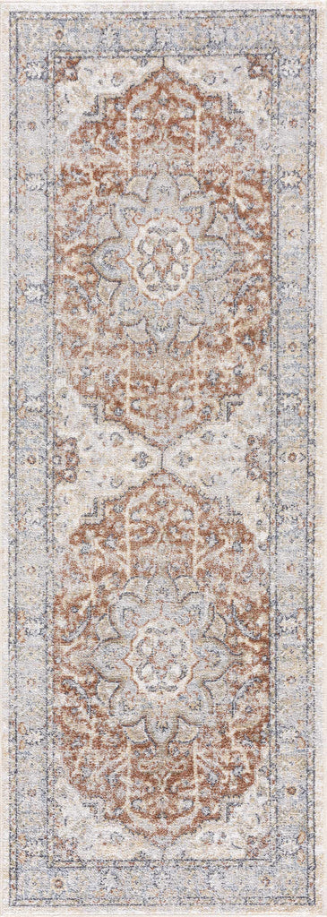 Hauteloom Emke SLLIEMKE8A2 Gray Machine Made Polyester Rug