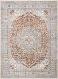 Hauteloom Emke SLLIEMKE8A2 Gray Machine Made Polyester Rug