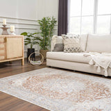 Hauteloom Emke SLLIEMKE8A2 Gray Machine Made Polyester Rug