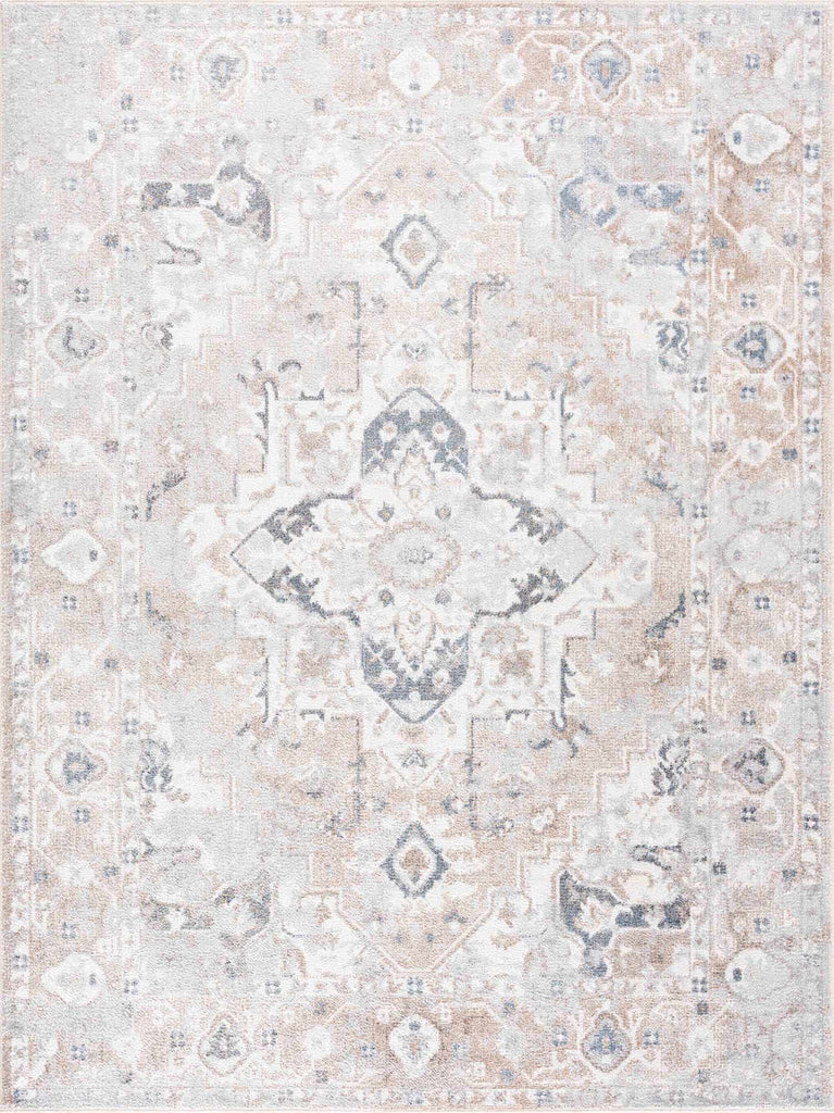 Hauteloom Dobry SLLLDOBRYA1 Off White Machine Made Polyester Rug
