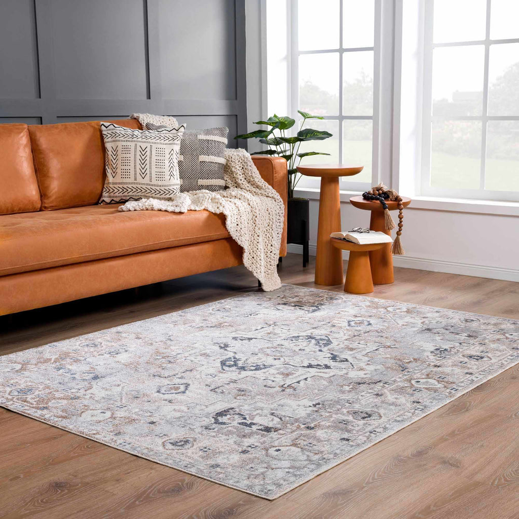 Hauteloom Dobry SLLLDOBRYA1 Off White Machine Made Polyester Rug
