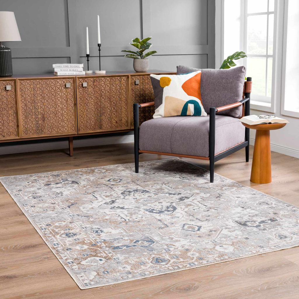Hauteloom Dobry SLLLDOBRYA1 Off White Machine Made Polyester Rug