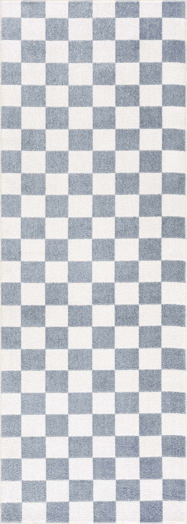 Hauteloom Brone SLLIBRONEA1 Blue Machine Made Polyester Rug