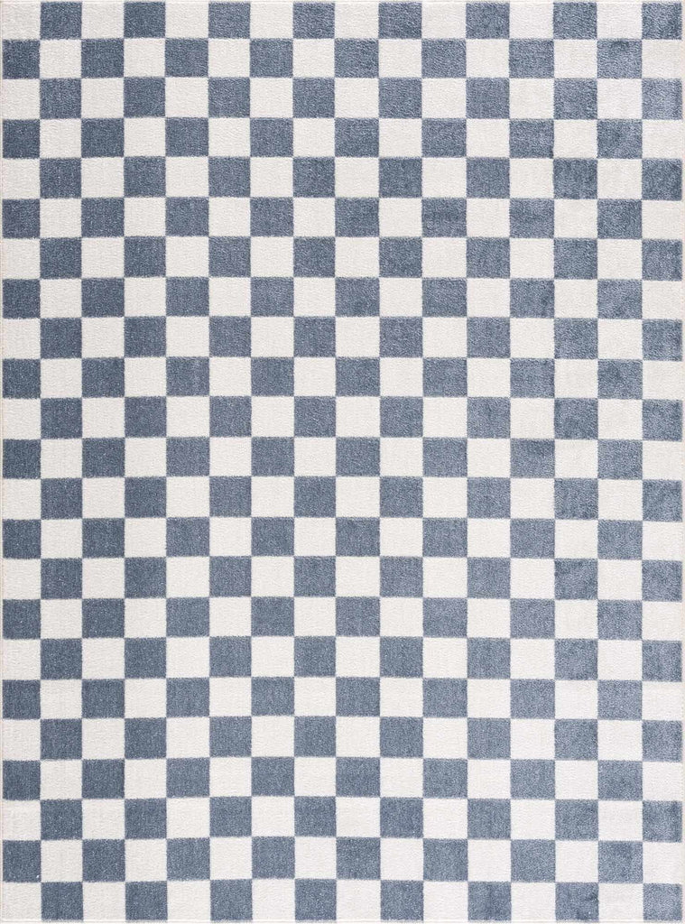 Hauteloom Brone SLLIBRONEA1 Blue Machine Made Polyester Rug