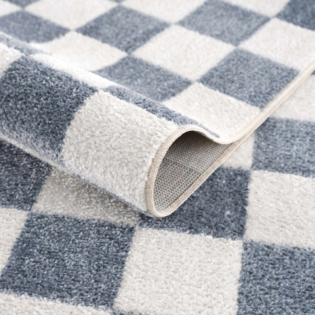 Hauteloom Brone SLLIBRONEA1 Blue Machine Made Polyester Rug