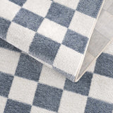 Hauteloom Brone SLLIBRONEA1 Blue Machine Made Polyester Rug