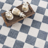 Hauteloom Brone SLLIBRONEA1 Blue Machine Made Polyester Rug