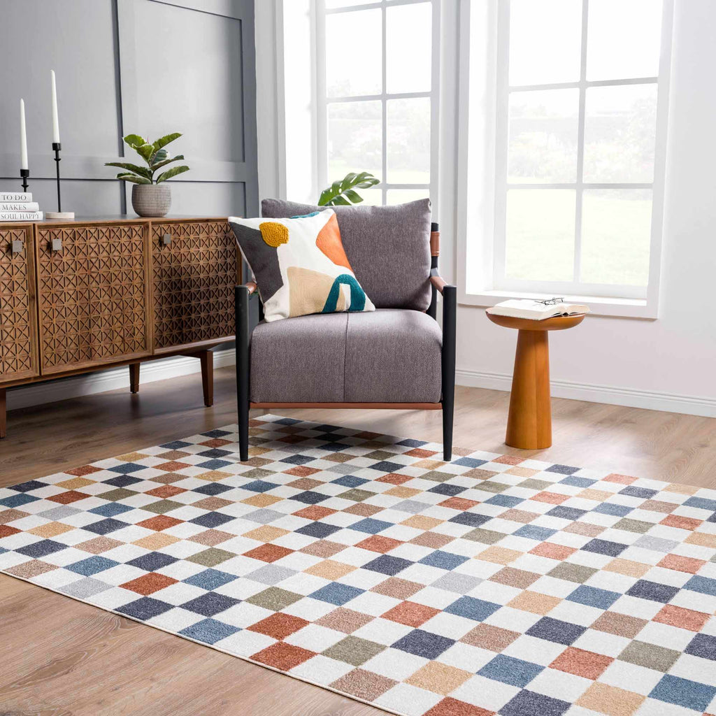 Hauteloom Alia SLLLALIAQA1 Off White Machine Made Polyester Rug