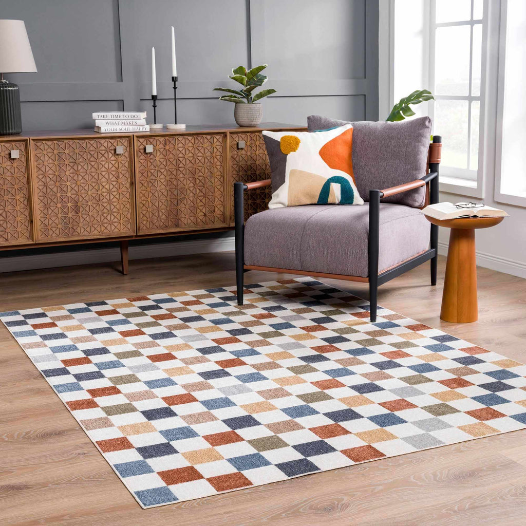 Hauteloom Alia SLLLALIAQA1 Off White Machine Made Polyester Rug