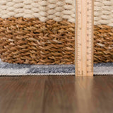 Hauteloom Alia SLLLALIAQA2 Ivory Machine Made Polyester Rug