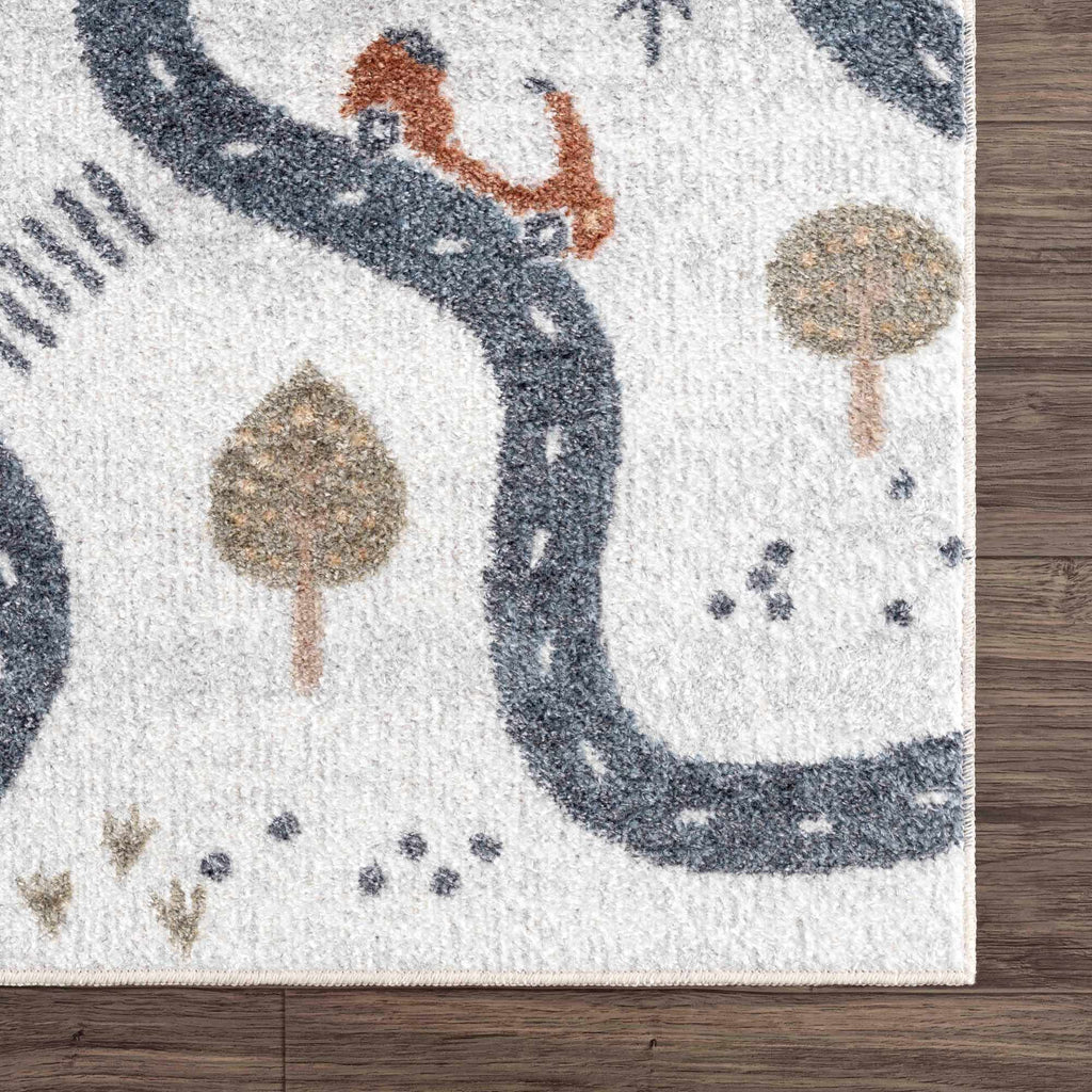 Hauteloom Mave HLLLMAVE8A1 Cream Machine Made Polyester Rug