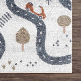Hauteloom Mave HLLLMAVE8A1 Cream Machine Made Polyester Rug