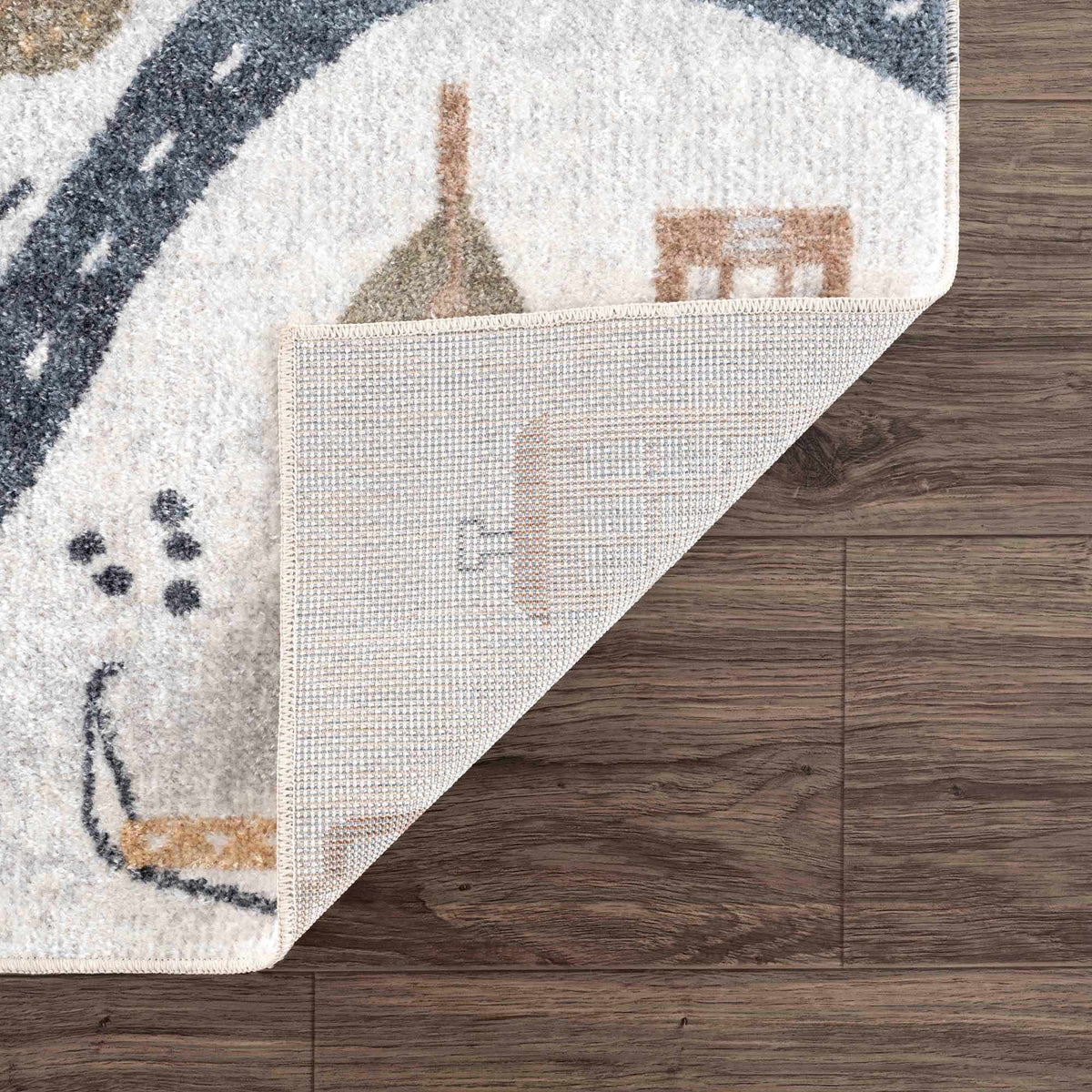Hauteloom Mave HLLLMAVE8A1 Cream Machine Made Polyester Rug