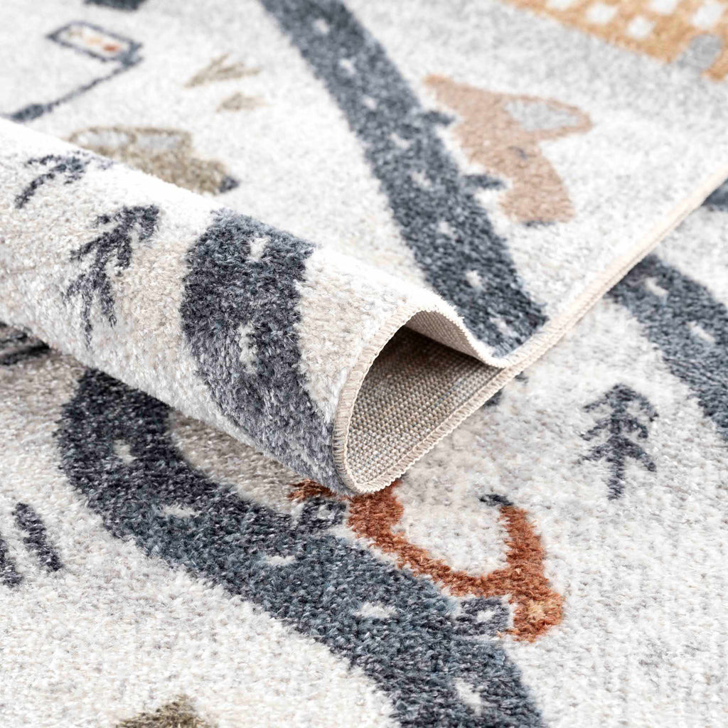 Hauteloom Mave HLLLMAVE8A1 Cream Machine Made Polyester Rug