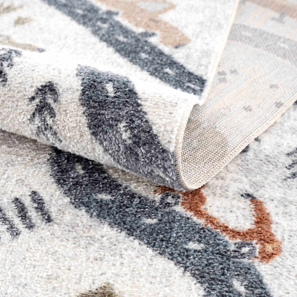 Hauteloom Mave HLLLMAVE8A1 Cream Machine Made Polyester Rug