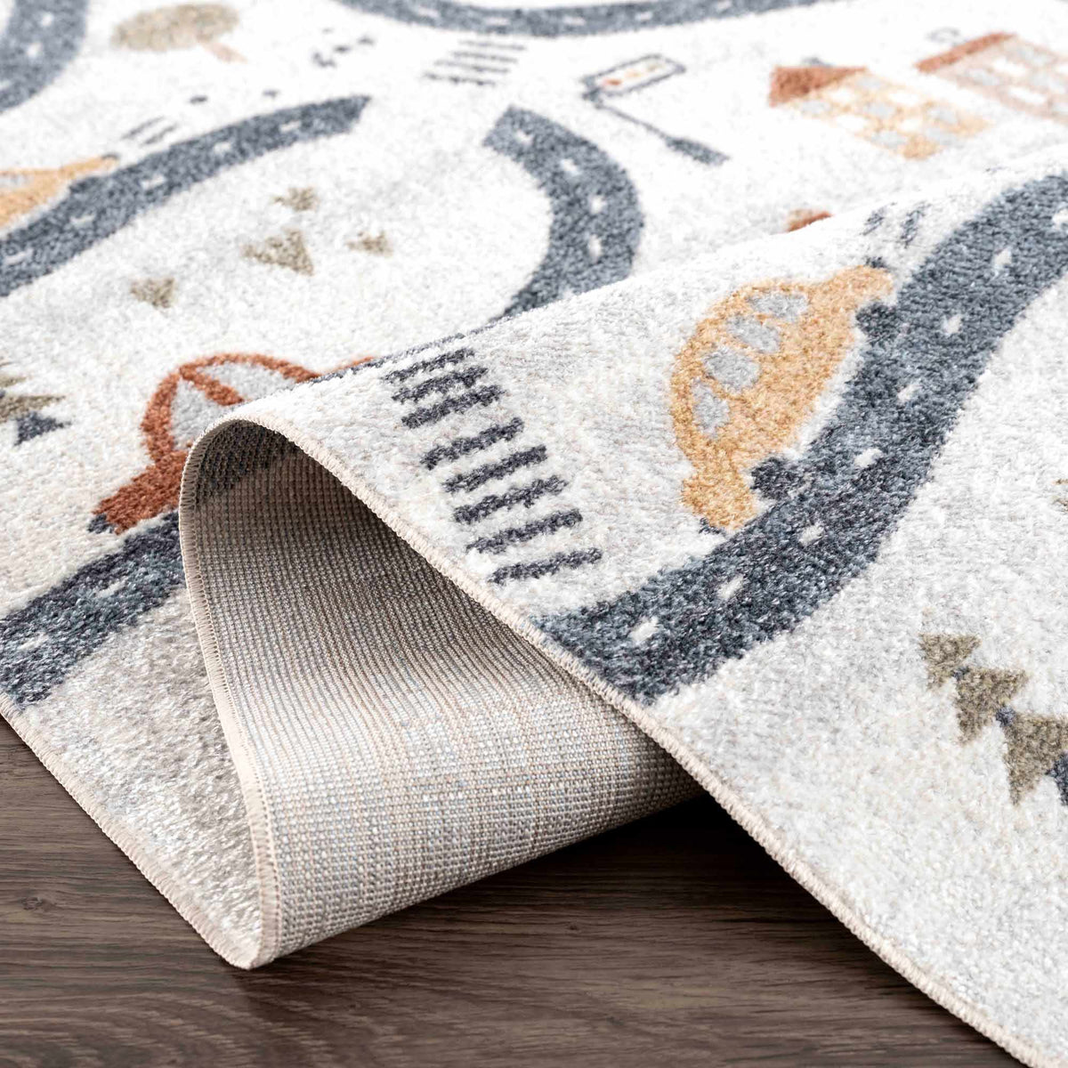 Hauteloom Mave HLLLMAVE8A1 Cream Machine Made Polyester Rug