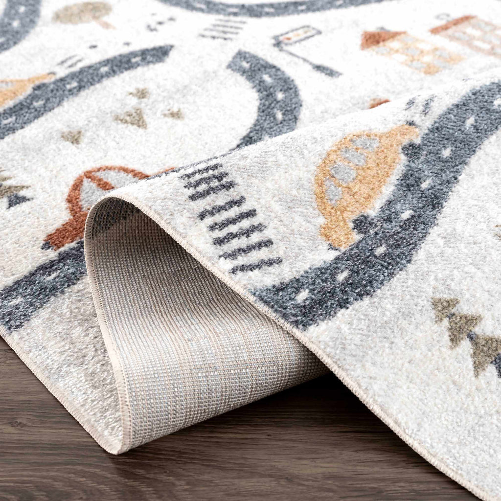 Hauteloom Mave HLLLMAVE8A1 Cream Machine Made Polyester Rug