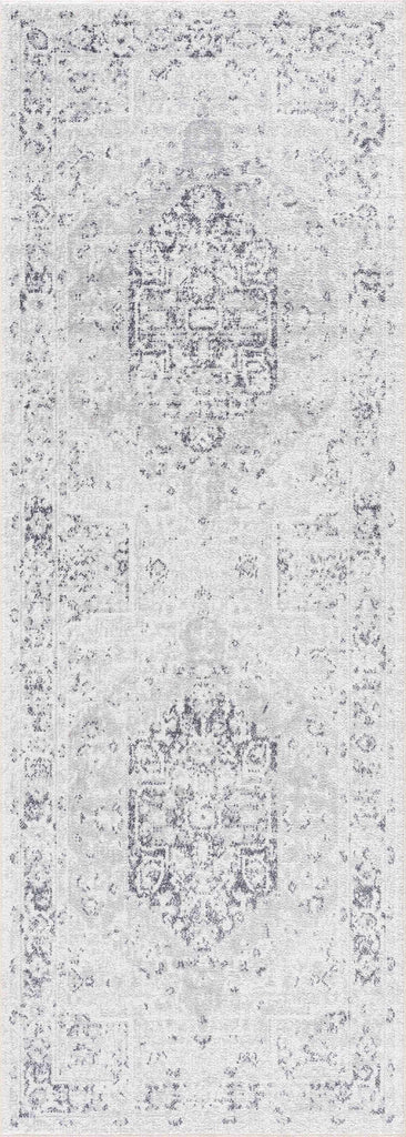 Hauteloom Akram HLLLAKRAMA1 Cream Machine Made Polyester Rug