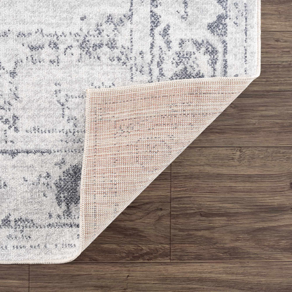 Hauteloom Akram HLLLAKRAMA1 Cream Machine Made Polyester Rug