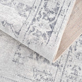 Hauteloom Akram HLLLAKRAMA1 Cream Machine Made Polyester Rug